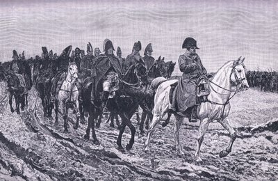 De terugtocht uit Moskou AD 1812 door Meissonier